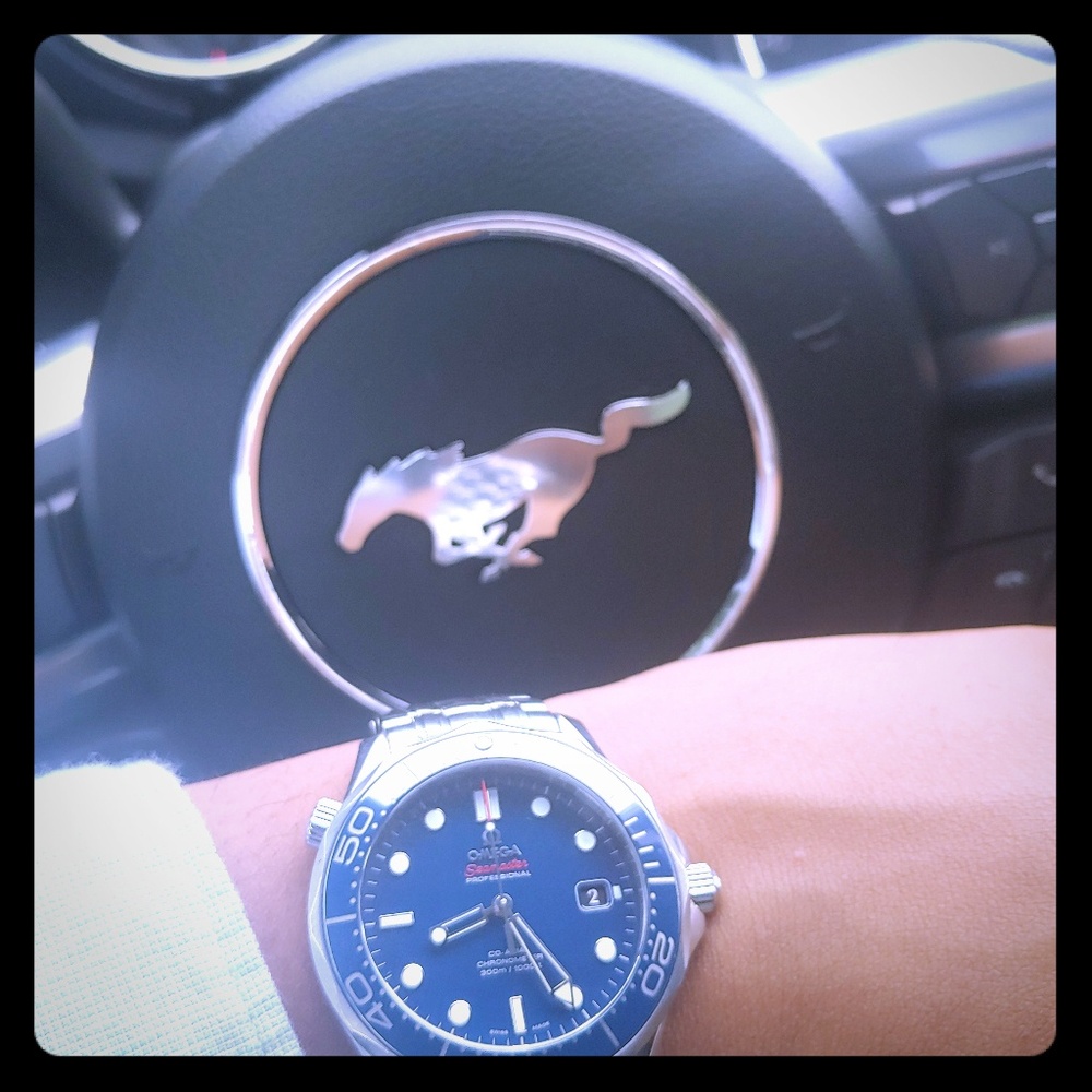 Omega Seamaster Co- Axial Professional Blue Face